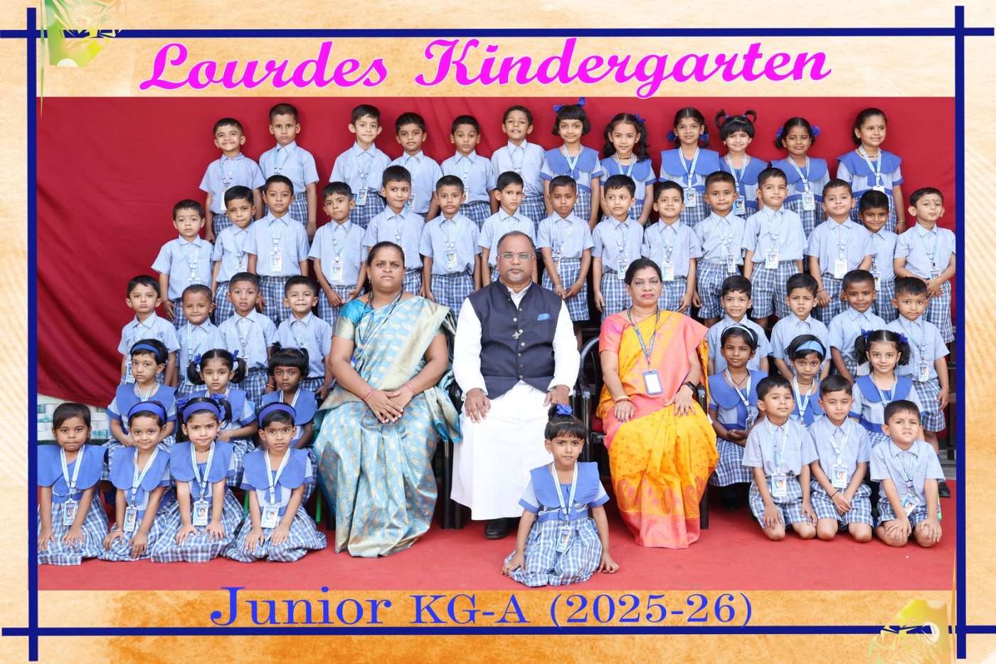 Junior KG A class photograph
