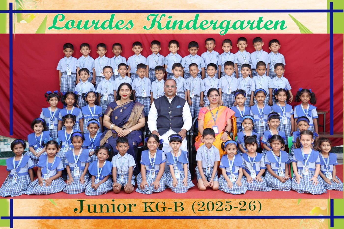 Junior KG B class photograph