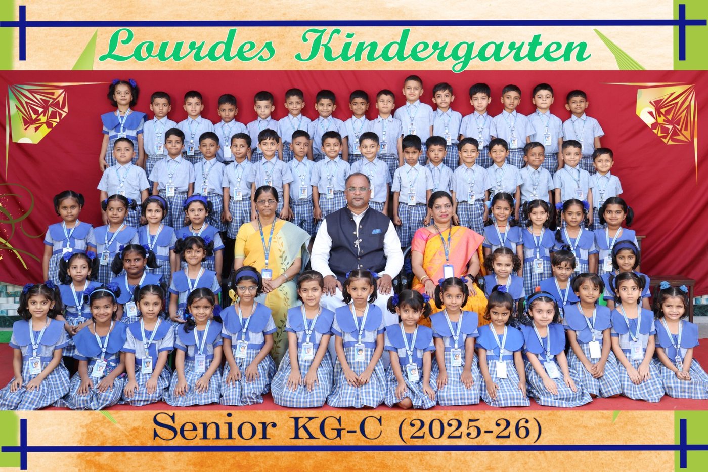 Senior KG C class photograph